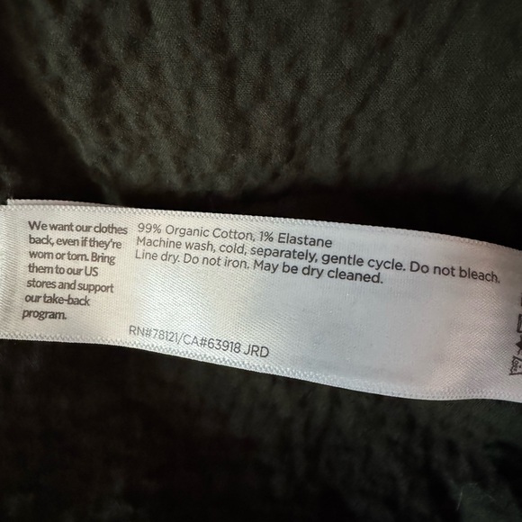 Eileen Fisher Organic Cotton Pucker Tiered Dress - Picture 4 of 4